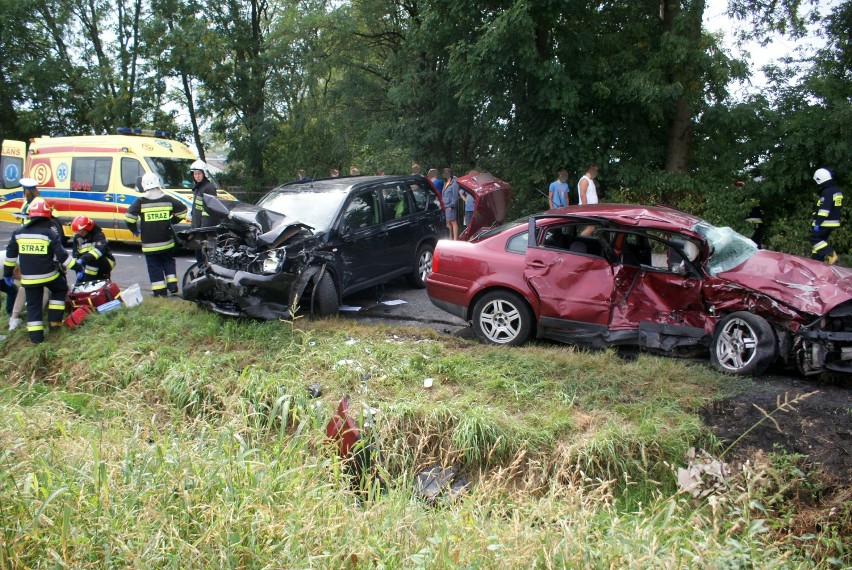 Wypadek w Pawłówku pod Kaliszem