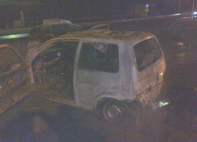 Pożar w Skarżysku- Kamiennej. Spłonął samochód [zdjęcia]