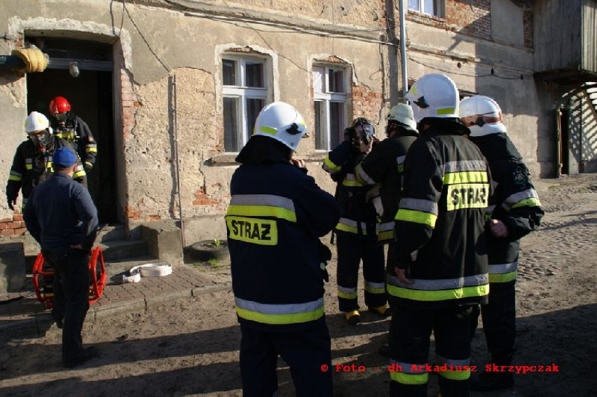 Pożar w Zaborowicach strażacy gasili w środę 14 maja....