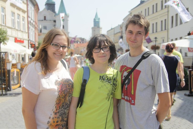 Zwiedzanie Lublina: Maciej, Mikołaj i Jolanta