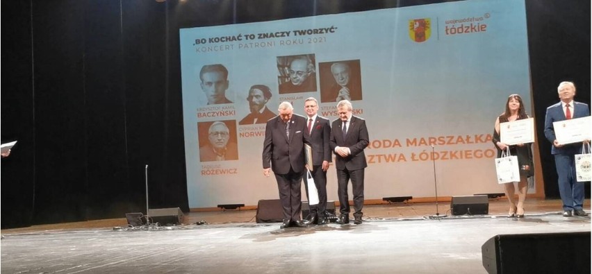 Nagroda marszałka województwa łódzkiego dla Ryszarda Perki z Sieradza ZDJĘCIA
