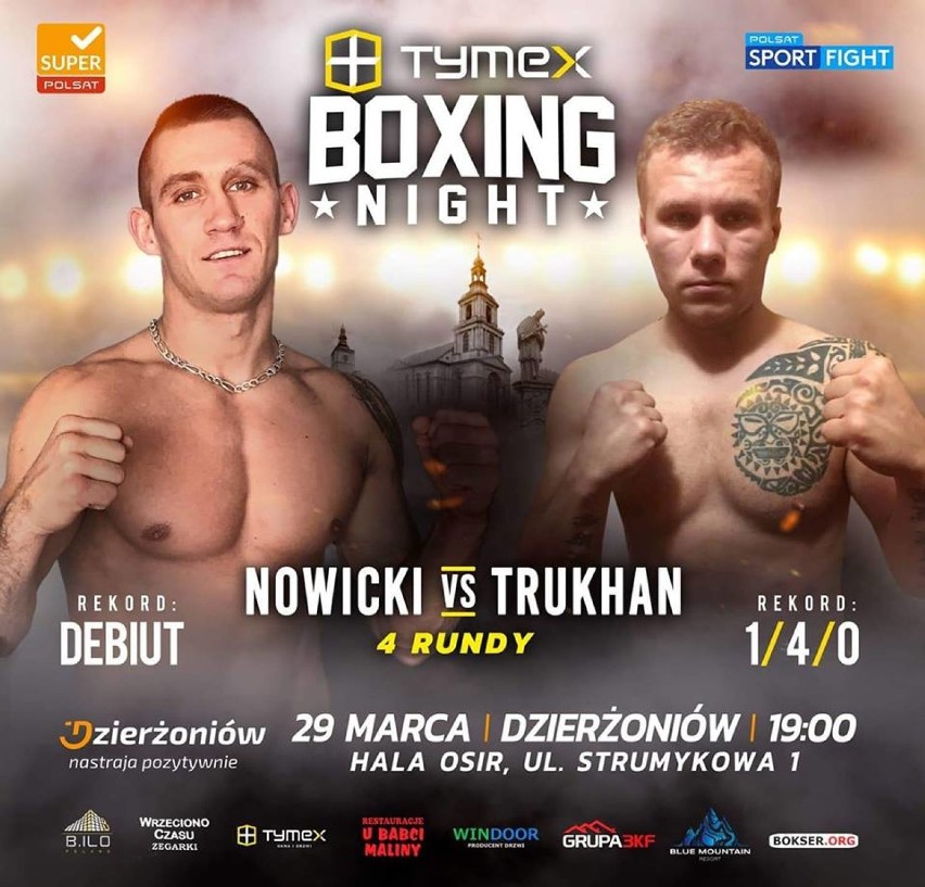 Tomasz Nowicki wygrał pojedynek na gali Tymex Boxing Night