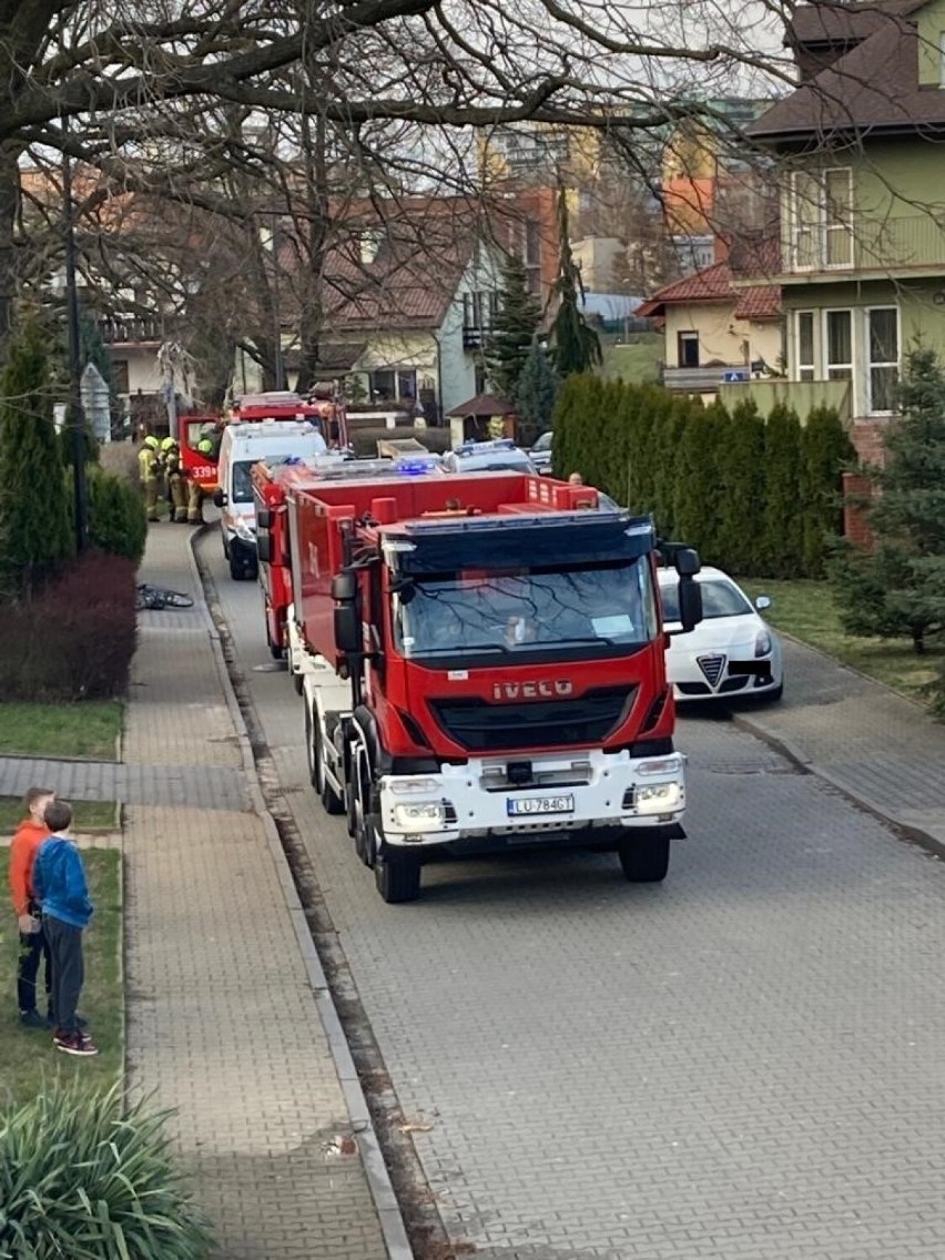 Pożar domu przy ul. Białostockiej w Lublinie. Straty wyniosły blisko pół miliona złotych