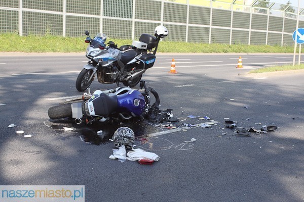 Tragiczny wypadek na Przyjaciół Żołnierza. Motocyklista w stanie krytycznym. [ZDJĘCIA]
