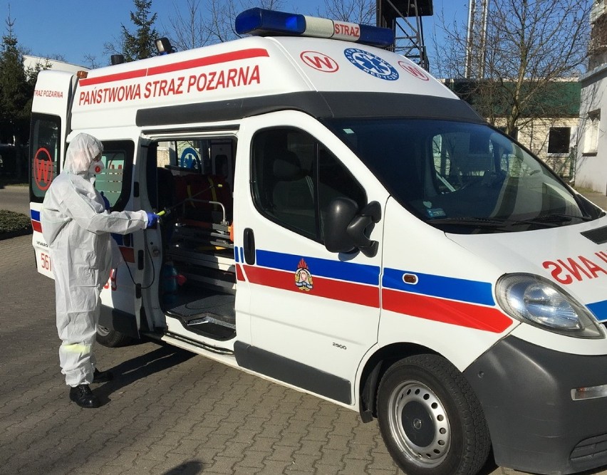 Pleszewscy strażacy wciąż na pierwszej linii walki z koronawirusem