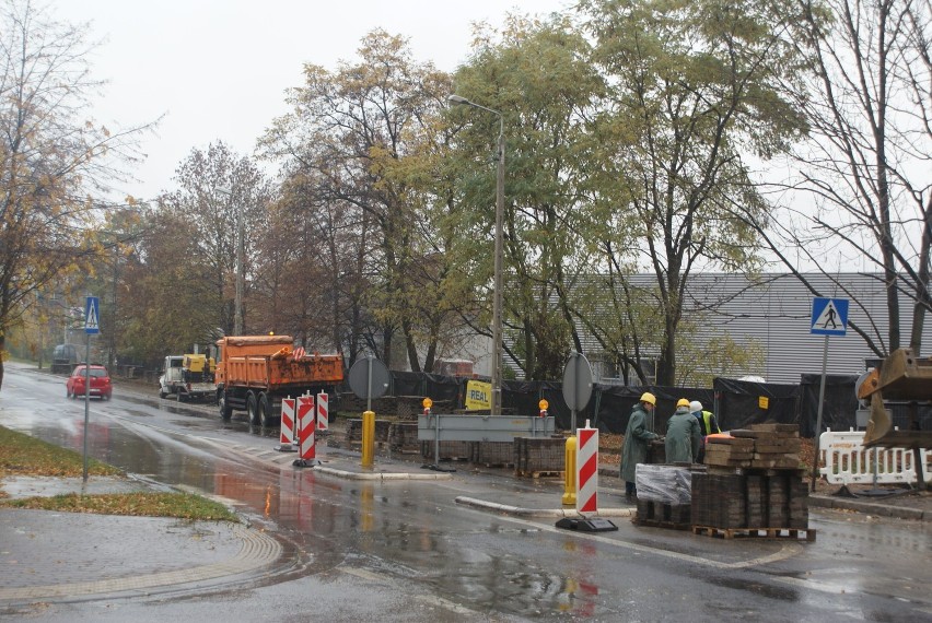 Dąbrowa Górnicza: budowa ronda na Mydlicach