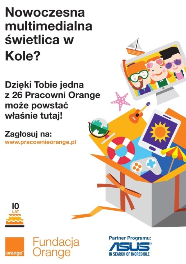 Pracownia Orange w Kole? Głosujemy!