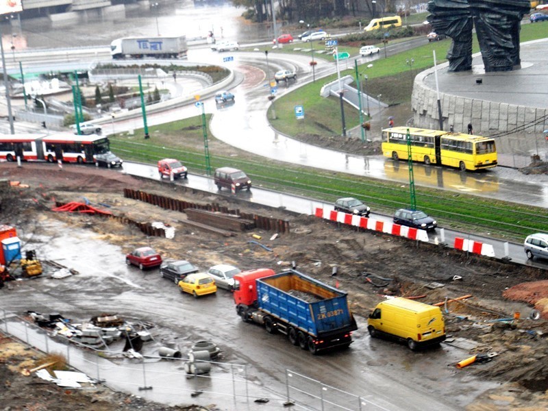 Remont alei Korfantego w ramach przebudowy centrum Katowic