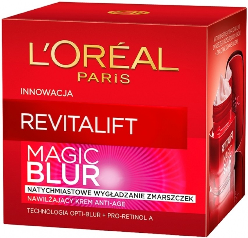 Nawilżający krem anti-age Loreal Revitalift Magic Blur 50 ml