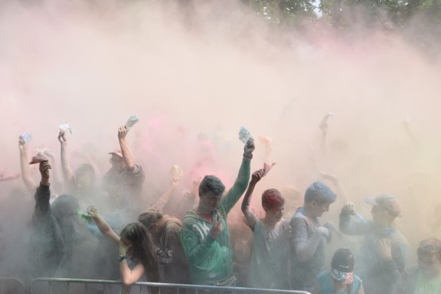 Festiwal kolorów w Debrznie. Dzień dziecka.