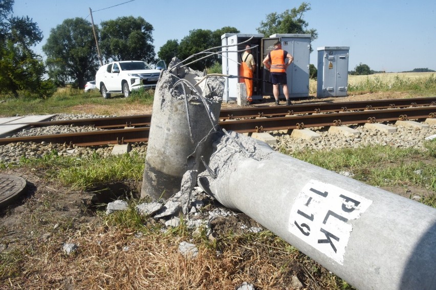 Tragedia na przejeździe kolejowym w Dąbrówce Wielkopolskiej....