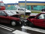 Wypadek na ulicy Milenijnej w Tomaszowie
