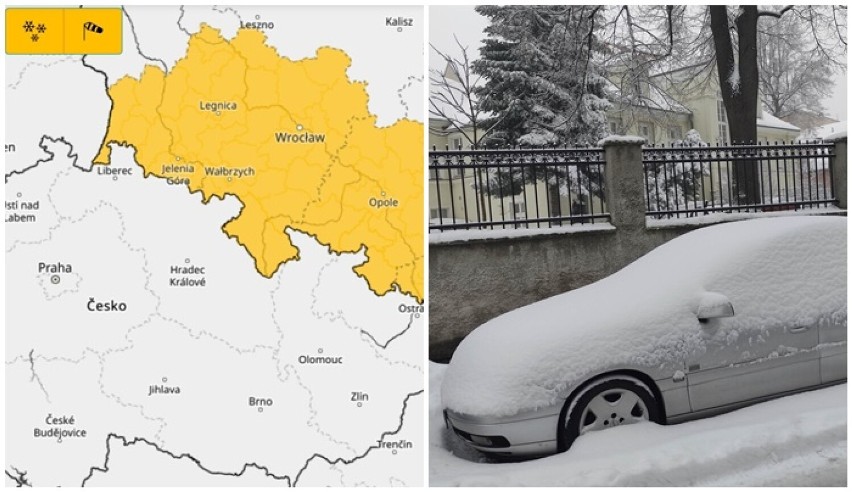 Sypnie śniegiem i zawieje. Pogoda na Dolnym Śląsku na przełomie stycznia i lutego 2023 nas nie rozpieszcza. Zobacz!