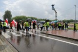 Rolnicy zablokowali drogę krajową nr 77 w Duńkowiczkach koło Przemyśla [ZDJĘCIA]