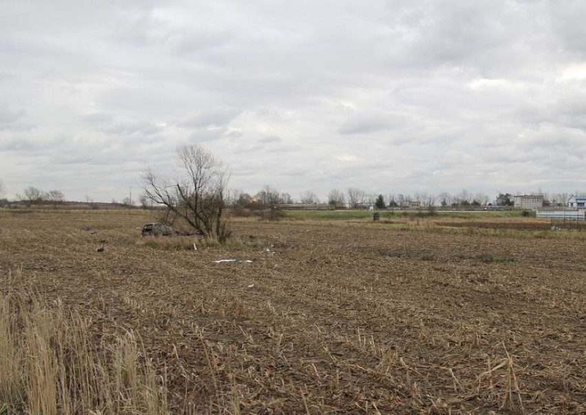 Śmiertelny wypadek w Oświęcimiu. Stracił panowanie nad pojazdem i dachował [ZDJĘCIA]