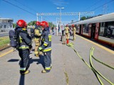 Pożar w pociągu SKM na stacji Warszawa Anin. Ewakuowano pasażerów, są utrudnienia w kursowaniu pociągów
