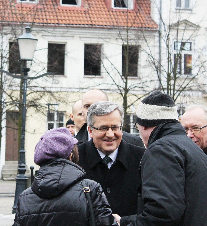 Bronisław Komorowski w Płocku. Prezydent odwiedza miasto [ZDJĘCIA]