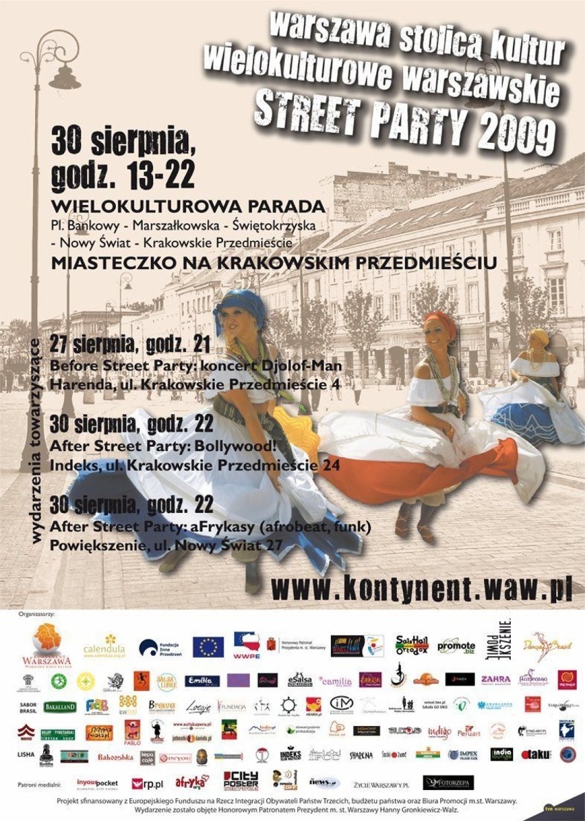Plakat Street Party 2009