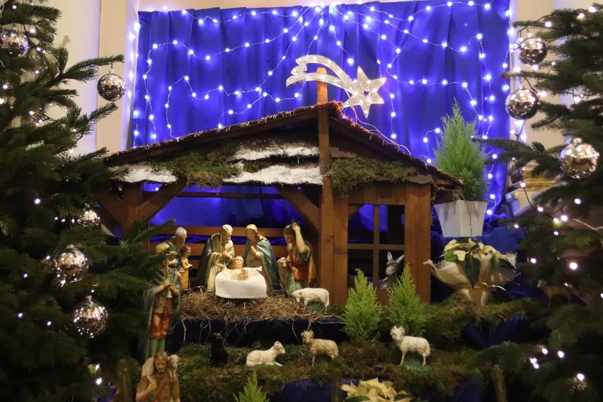 Szopka bożonarodzeniowa w kościele św. Michała