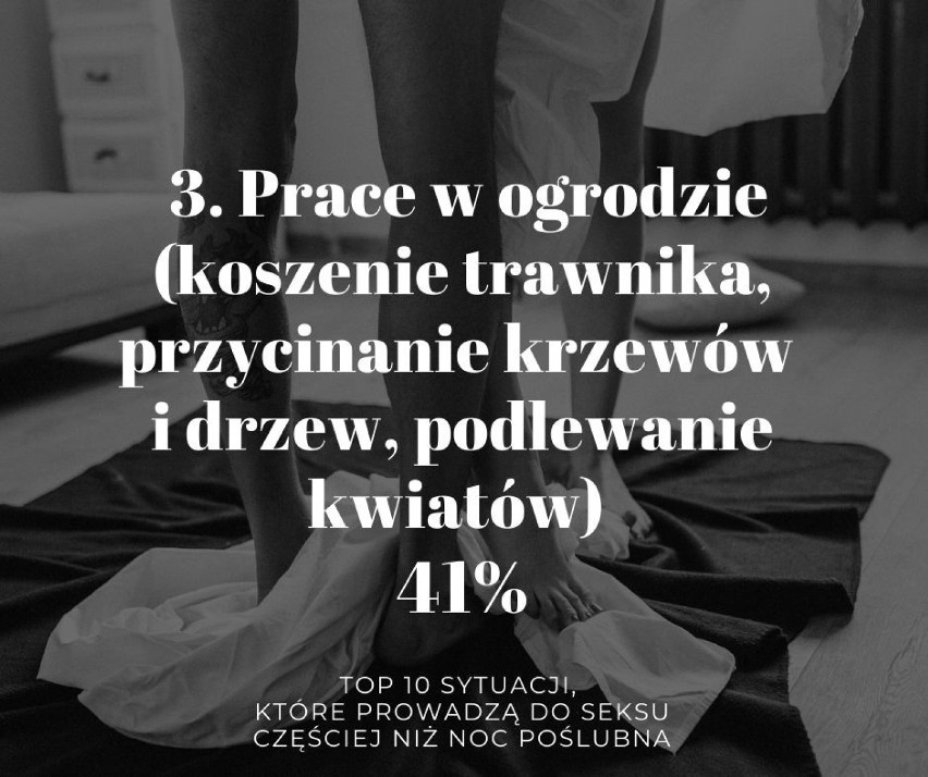 Seks po majsterkowaniu jest trzykrotnie częstszy niż w...