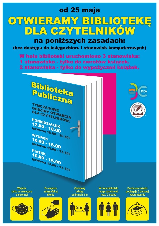 Godziny otwarcia biblioteki Międzychód