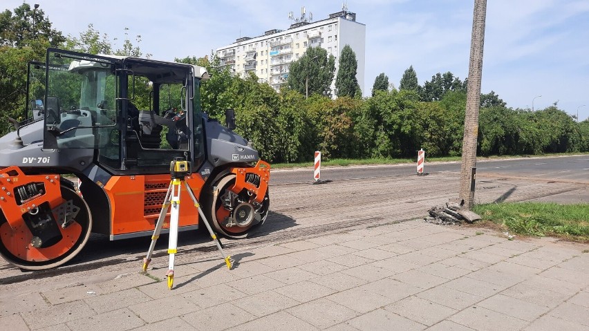 Roboty przy przystanku "Czereśniowa" zaczęły się prawie...