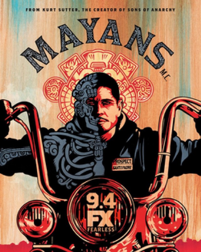 Na tę premierę fani „Synów Anarchii” czekali od wyemitowanego w grudniu 2014 roku ostatniego odcinka serialu. „Mayans M.C.” to spin-off popularnej produkcji FX, rozgrywający się w tym samym uniwersum, ale 2,5 roku po wydarzeniach przedstawionych w jej finale. Fabuła będzie skupiała się wokół rywali Synów Anarchii, czyli członkach tytułowego klubu motocyklowego Mayans. 
Stacja: FX