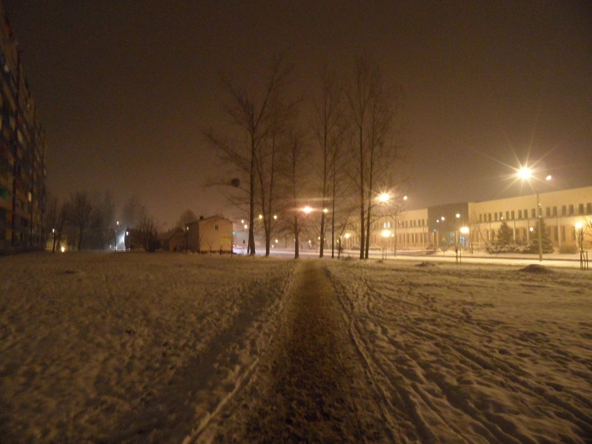 Zima Żory: Zobacz piękne Żory w śniegu nocą. Przyślij nam swoje zdjęcia, a my je opublikujemy!