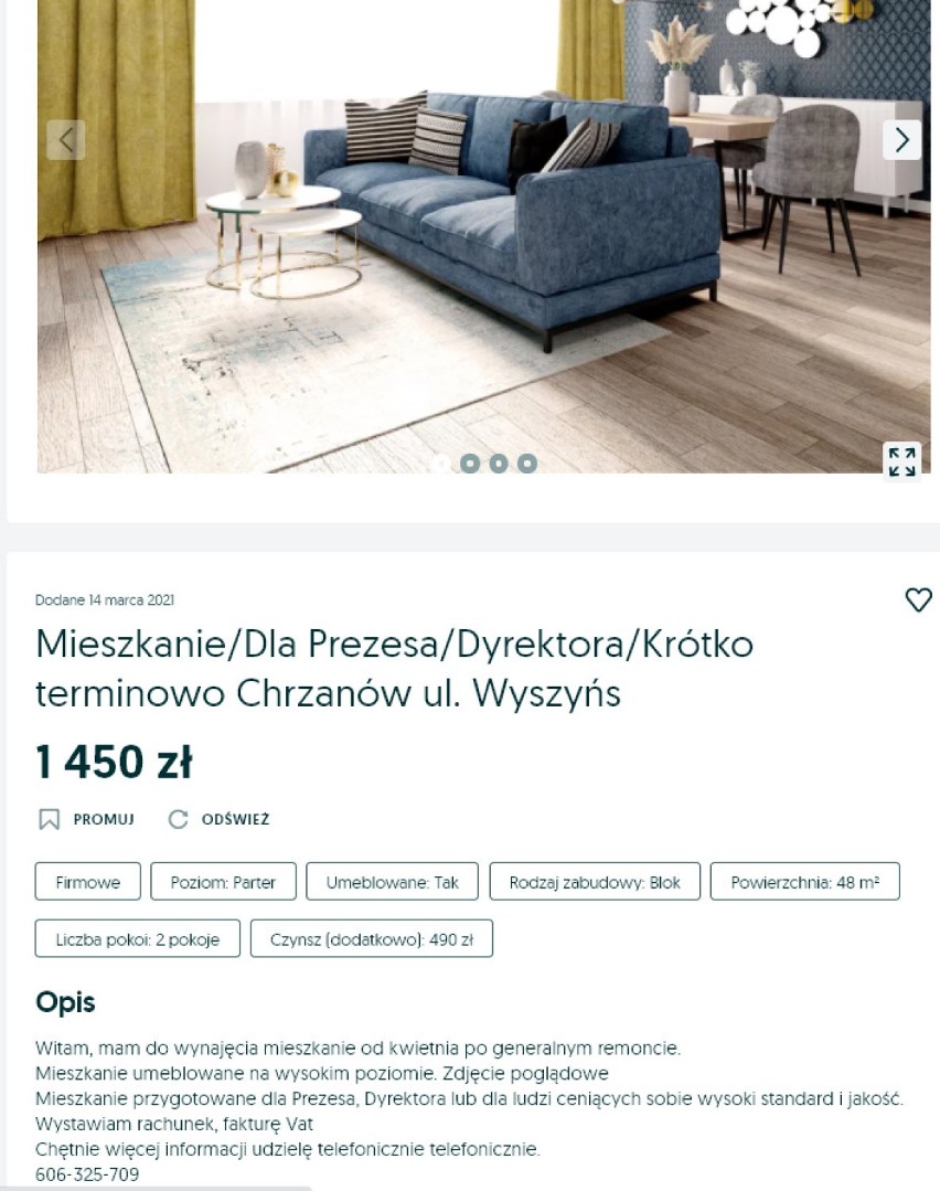 Mieszkania do wynajęcia w Chrzanowie. Ile trzeba zapłacić? Aktualne oferty