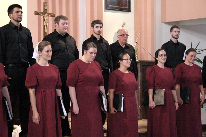 Koncert chóru mennonitów we Wrześni.