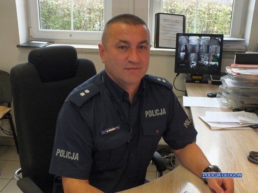 Policjant z Głogowa jednym z najlepszych oficerów dyżurnych w województwie