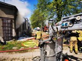 Pożar budynku jednorodzinnego gaszono w Zduńskiej Woli. Jakie szczegóły strażackiej interwencji? ZDJĘCIA