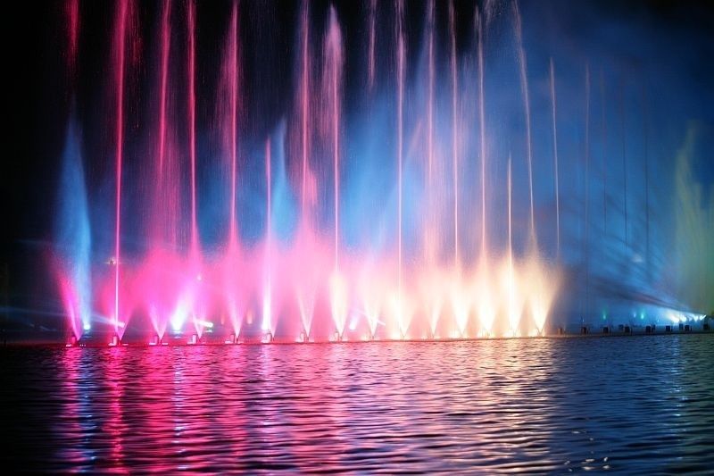 Wrocław: Ostatni pokaz fontanny przy Hali Ludowej (ZDJĘCIA)
