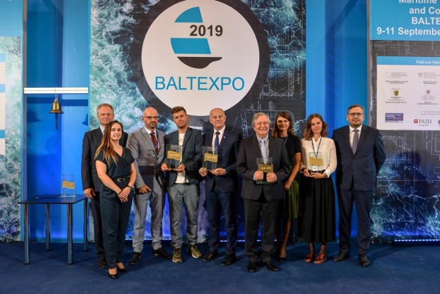 Gala konkursu "TOP 100 Pomorza" podczas pierwszego dnia targów Baltexpo w Gdańsku, 9 września 2019.