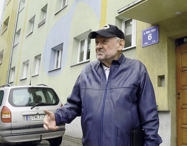 Józef Strycharczyk dziwi się, że nadzór budowlany kazał odciąć gaz do jego bloku