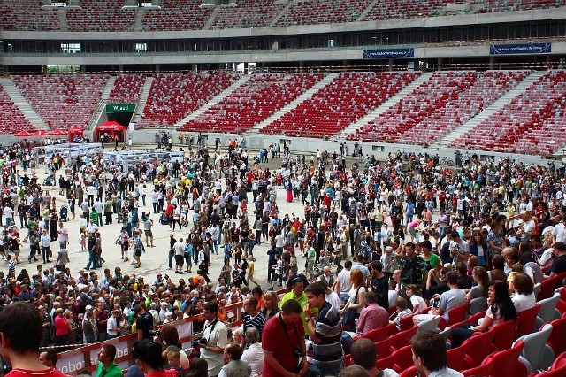 Stadion Narodowy, widok na płytę