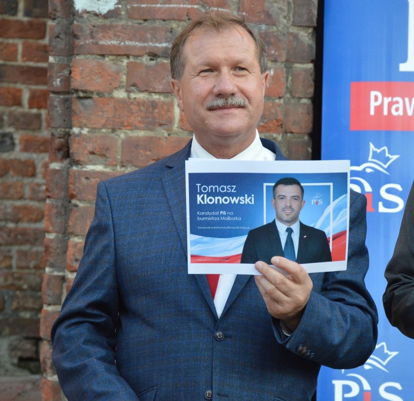 Malbork. Kandydat PiS na burmistrza przedstawił zarysy swojego programu wyborczego. "Malbork+", czyli "Piątka Klonowskiego" i innych 