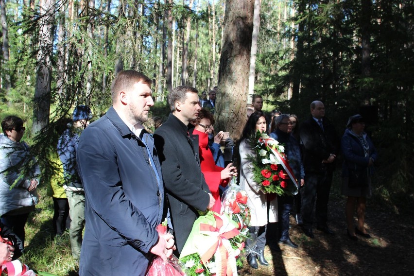 Nowy Dwór Gdański. Upamiętniono Rocznicę Rozstrzelania Polaków z Wolnego Miasta Gdańska