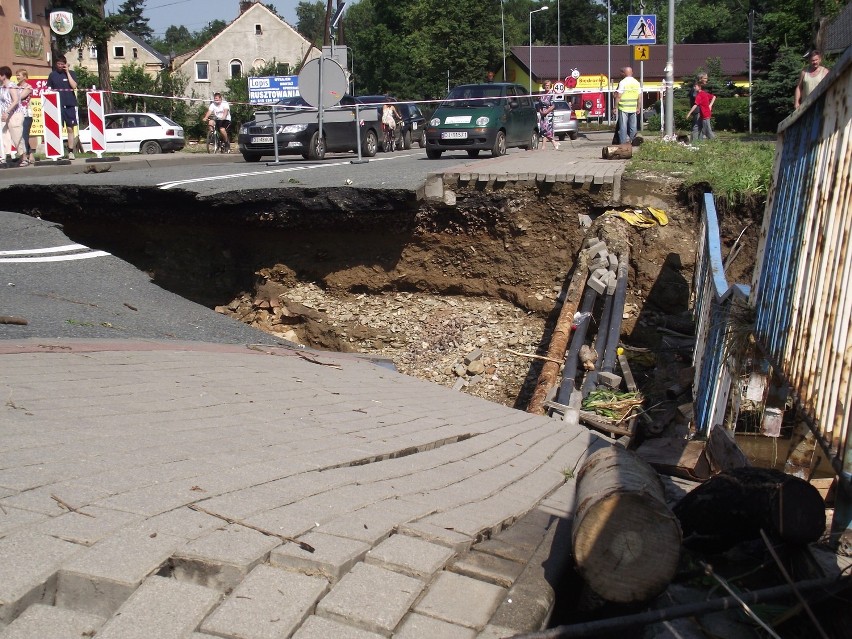 Jelenia Góra: Powódź w Maciejowej (ZDJĘCIA)