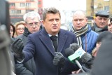 Janusz Palikot w Zabrzu. Spotkał się ze zwolnionymi pracownikami [ZDJĘCIA]