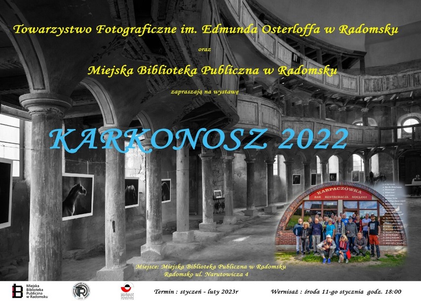 MBP w Radomsku oraz Towarzystwo Fotograficzne zapraszają na wystawę „Karkonosz 2022”