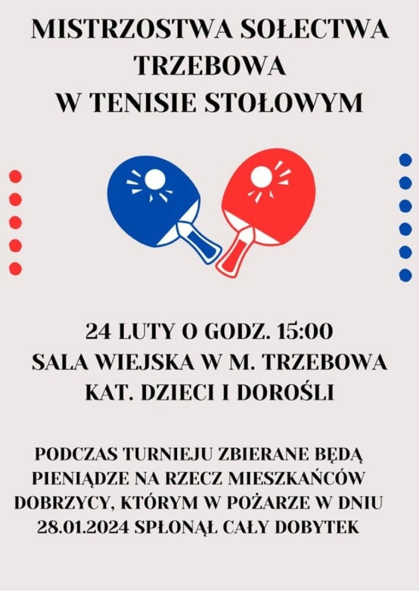 W gminie Dobrzyca kontynuowany jest cykl turniejów tenisa...
