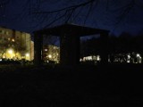 Druga tężnia w Malborku staje w parku. Czy obiekty są chronione przed wandalami, skoro pierwsza tonie w ciemnościach na Południu?