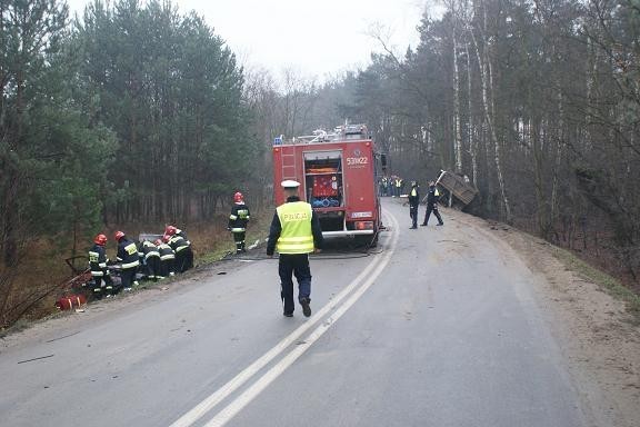 Śmiertelny wypadek na trasie z Sieradza do Burzenina