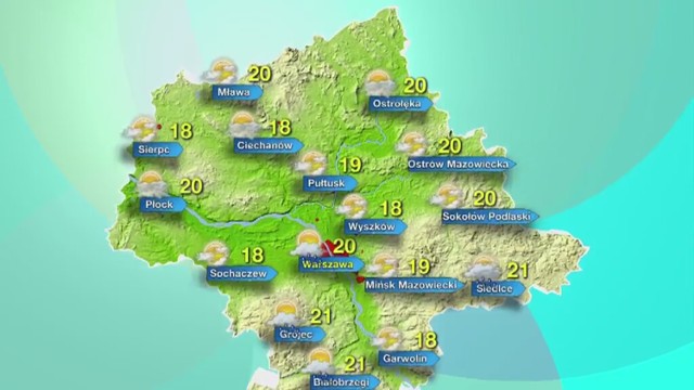 Pogoda w Warszawie i na Mazowszu [aktualna prognoza]