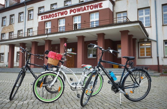 Rowery będą znakowane przed budynkiem starostwa w Pile