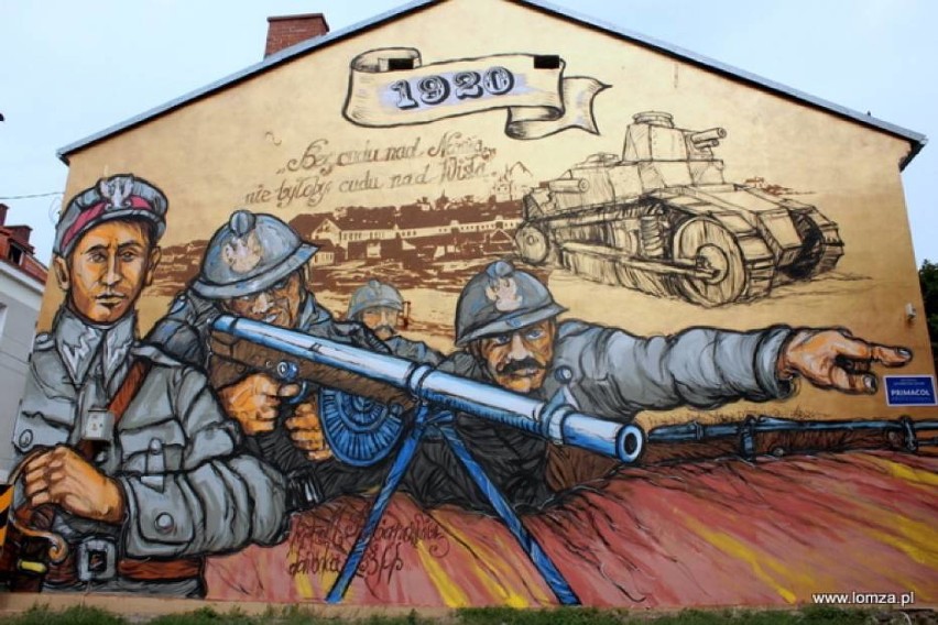 Mural upamietni żołnierzy z 33. Pułku Piechoty. Malowidło powstanie przy ul. Polowej [zdjęcia]