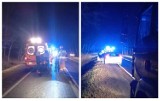 Poważny wypadek w gminie Włocławek. Młody rowerzysta trafił do szpitala [zdjęcia]