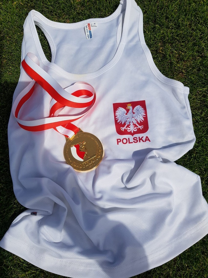 Barbara Prymakowska dystans 10 kilometrów czyli 25 okrążeń,...