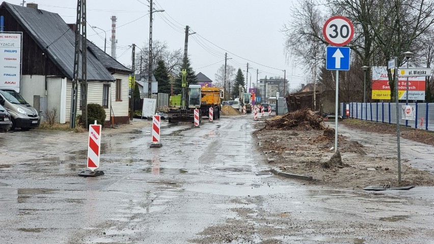 Od czwartku, 24 lutego, w związku z przebudową ulicy...